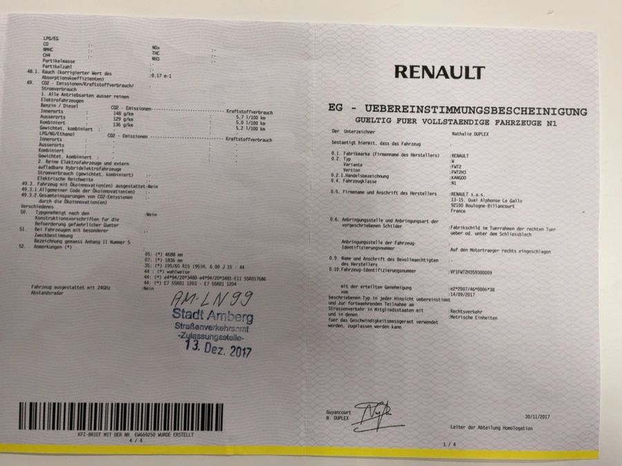 Renault Kangoo d'occasion