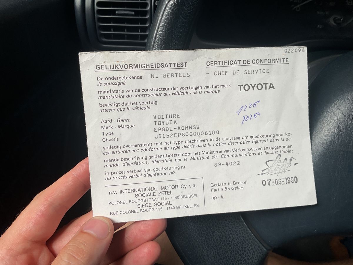Toyota Starlet d'occasion