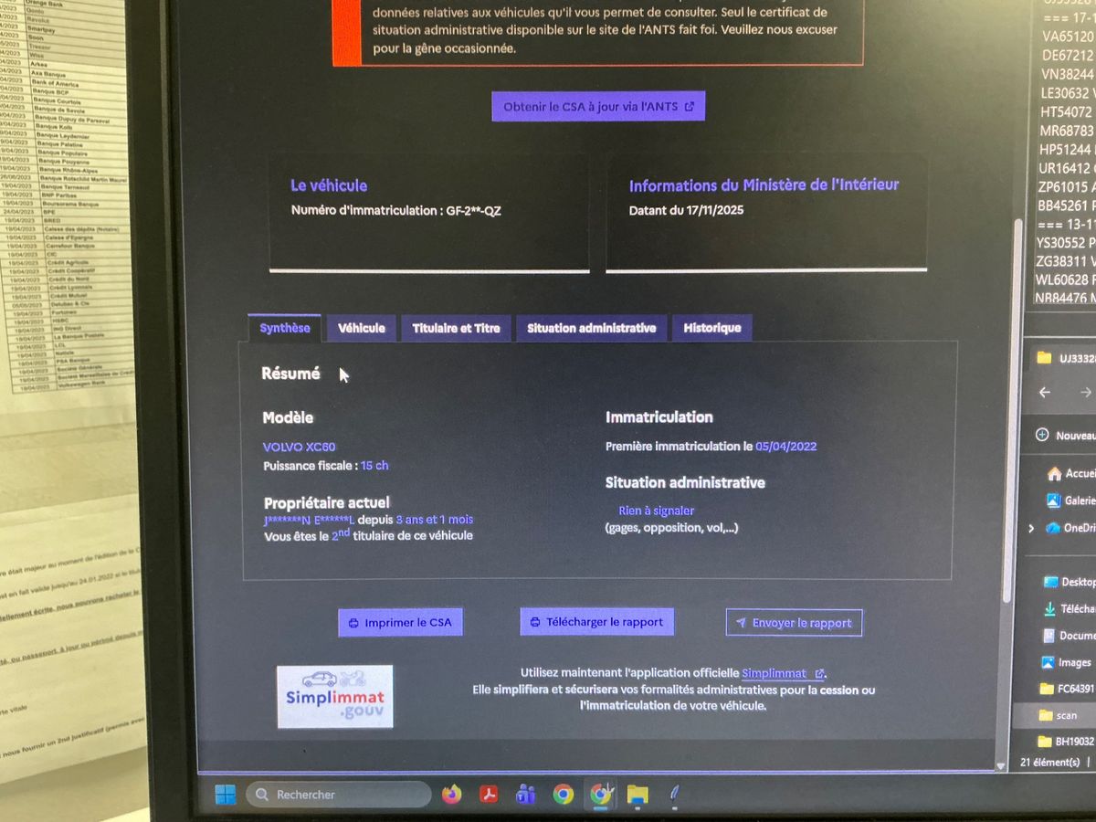 Volvo XC60 d'occasion