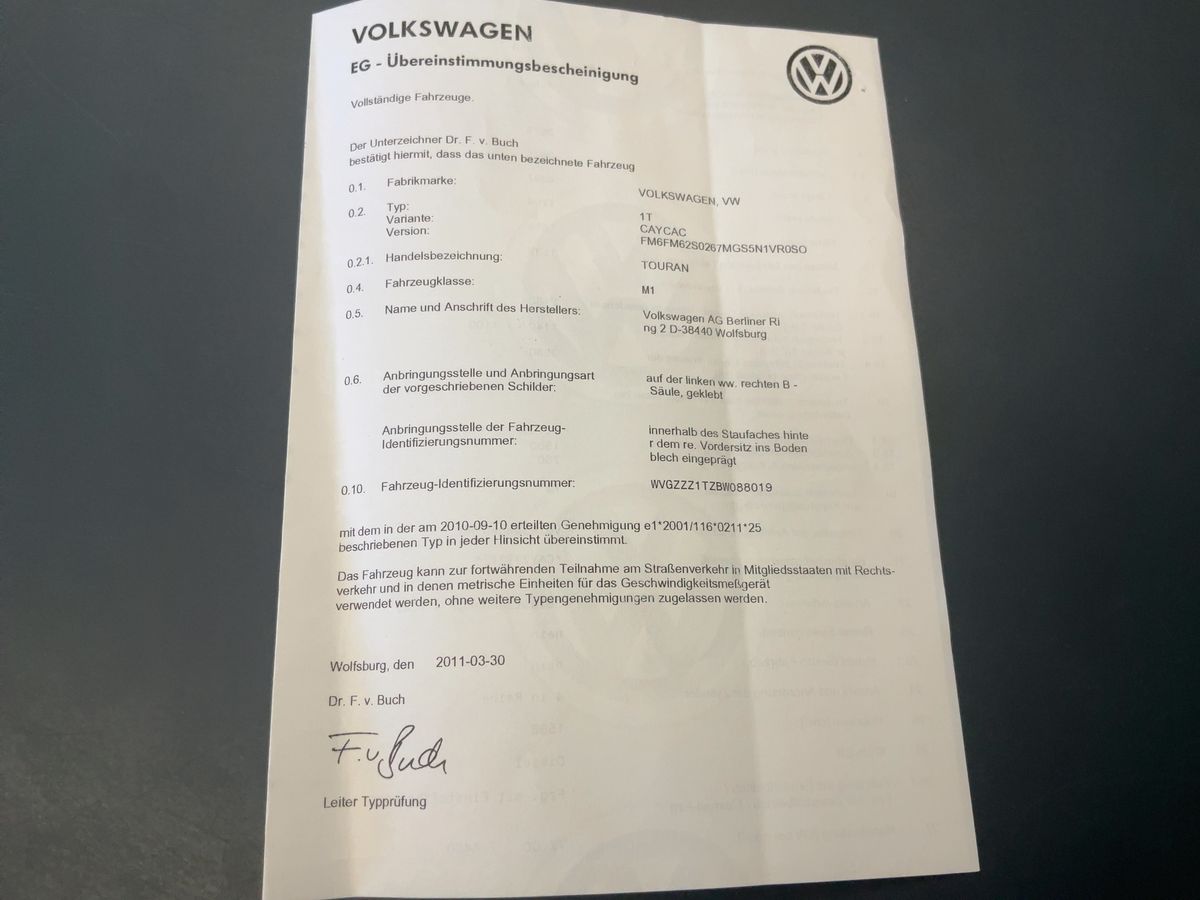 Volkswagen Touran d'occasion