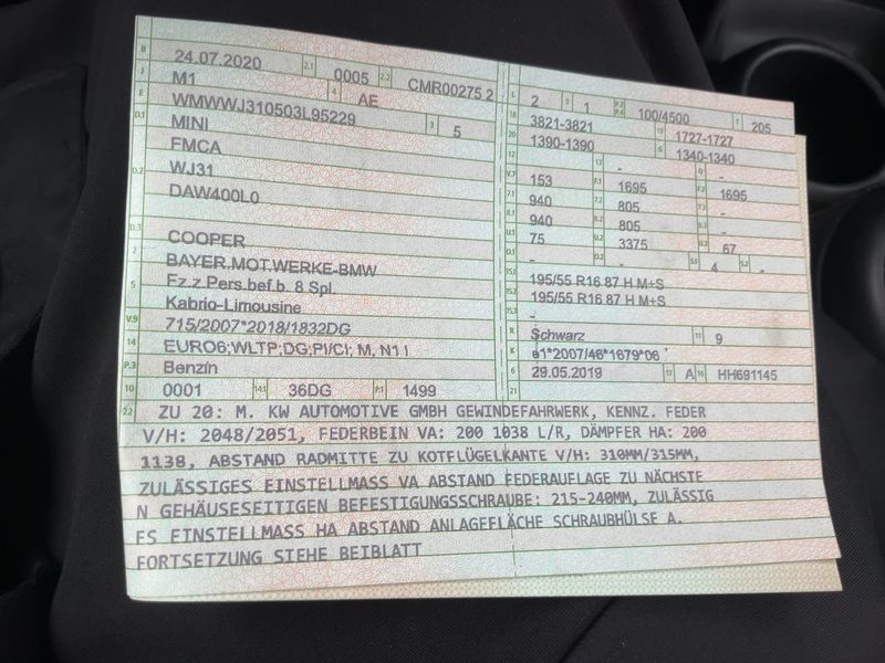 MINI Cabrio Cooper — zdjęcie 15
