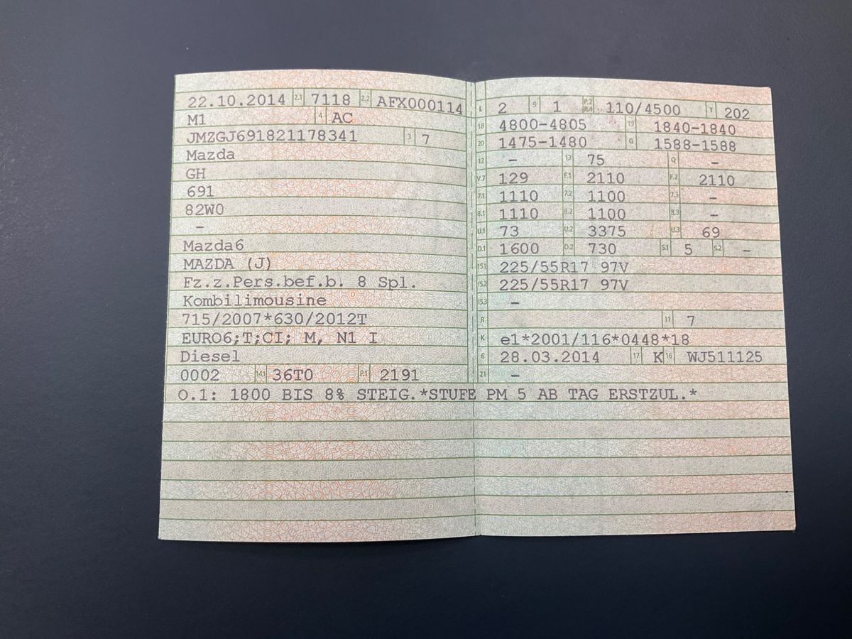 Mazda 6 2.2 Turbodiesel Center-Line