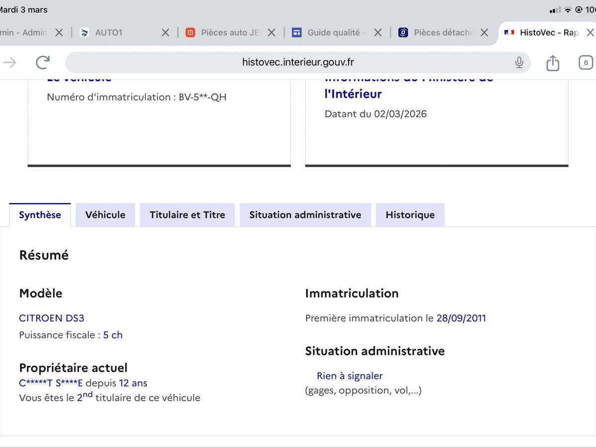 Citroen DS3 d'occasion