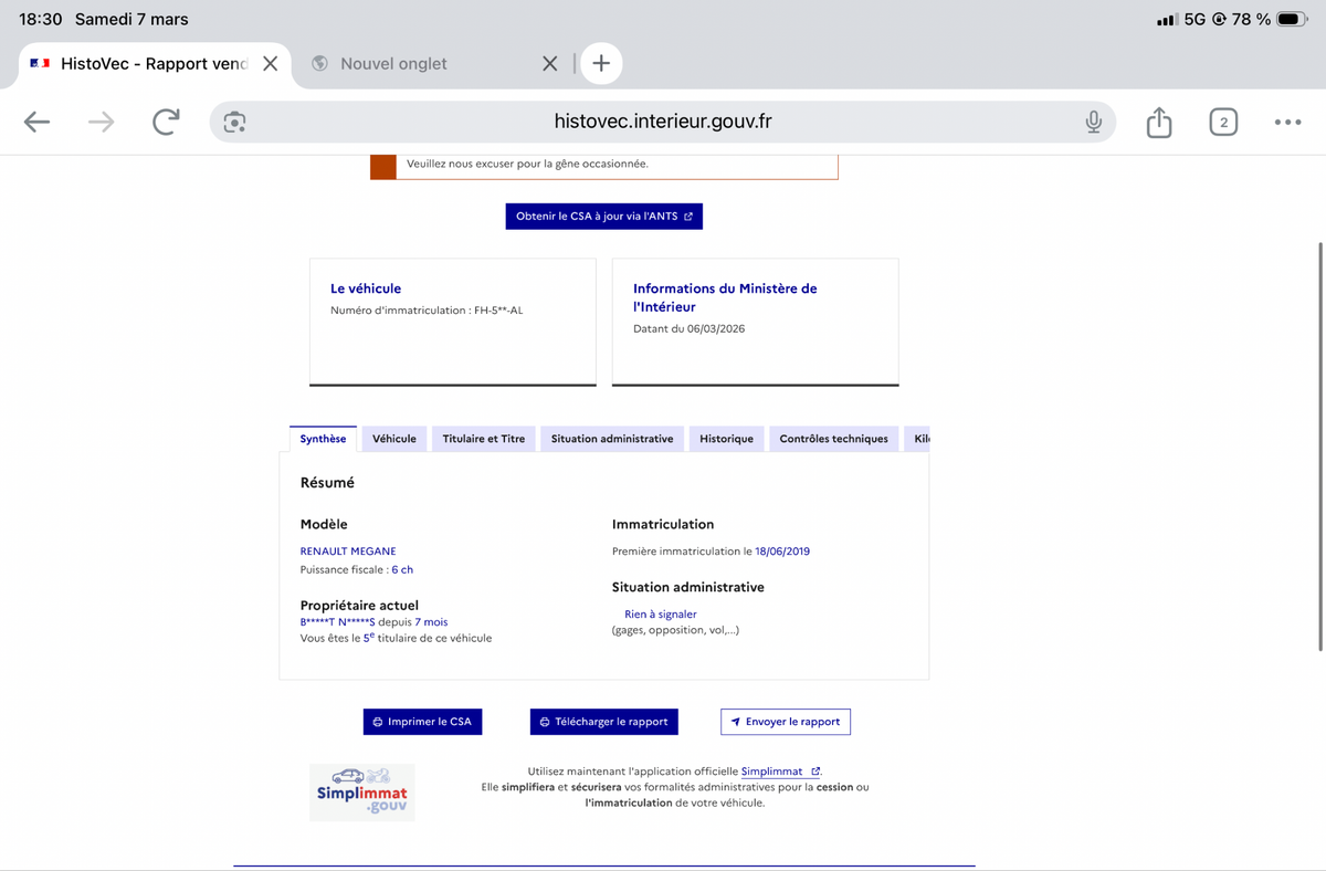 Renault Megane d'occasion