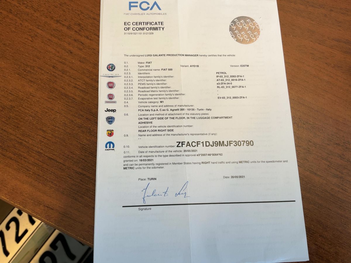 Fiat 500 d'occasion