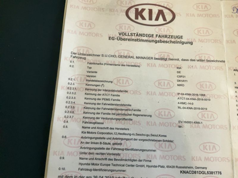 Kia Niro 1.6 Plug-in Hybrid Vision — zdjęcie 16