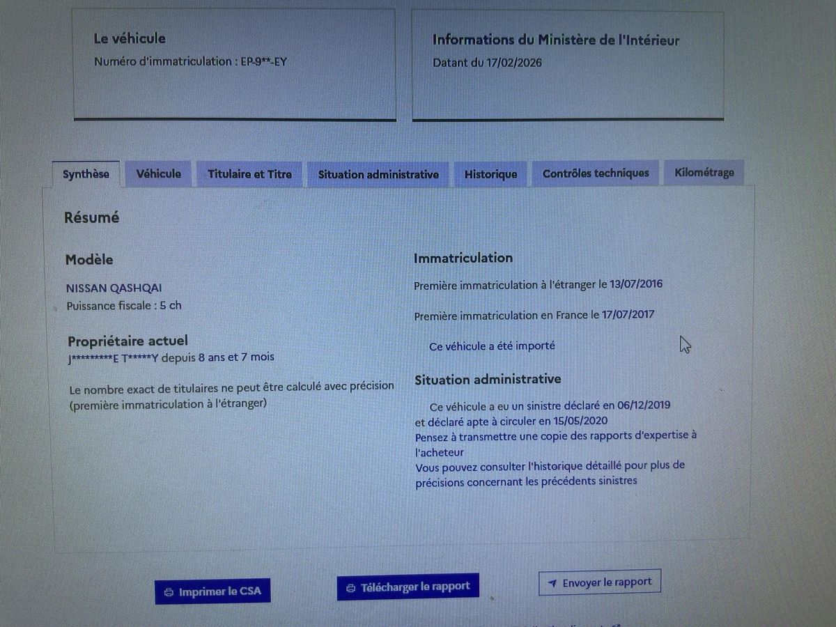 Nissan Qashqai d'occasion