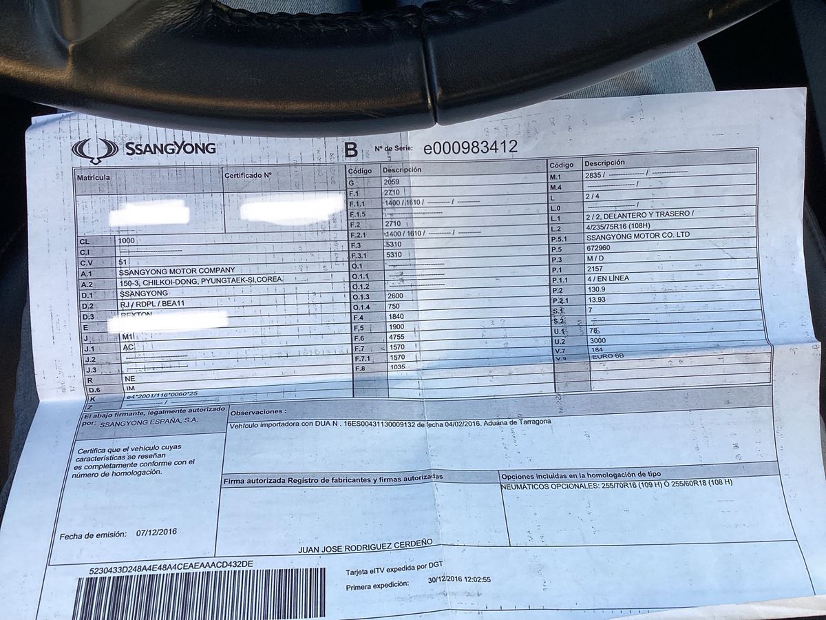 Ssangyong Rexton d'occasion