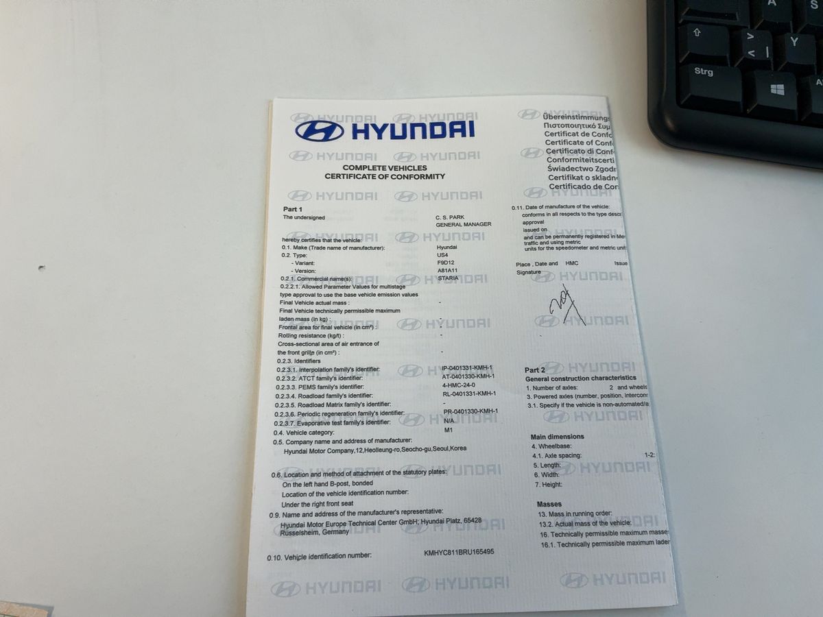 Hyundai Staria d'occasion