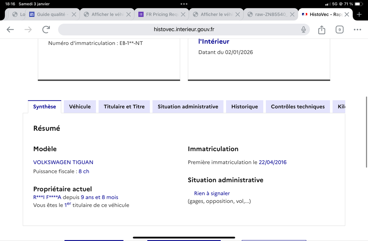 Volkswagen Tiguan d'occasion