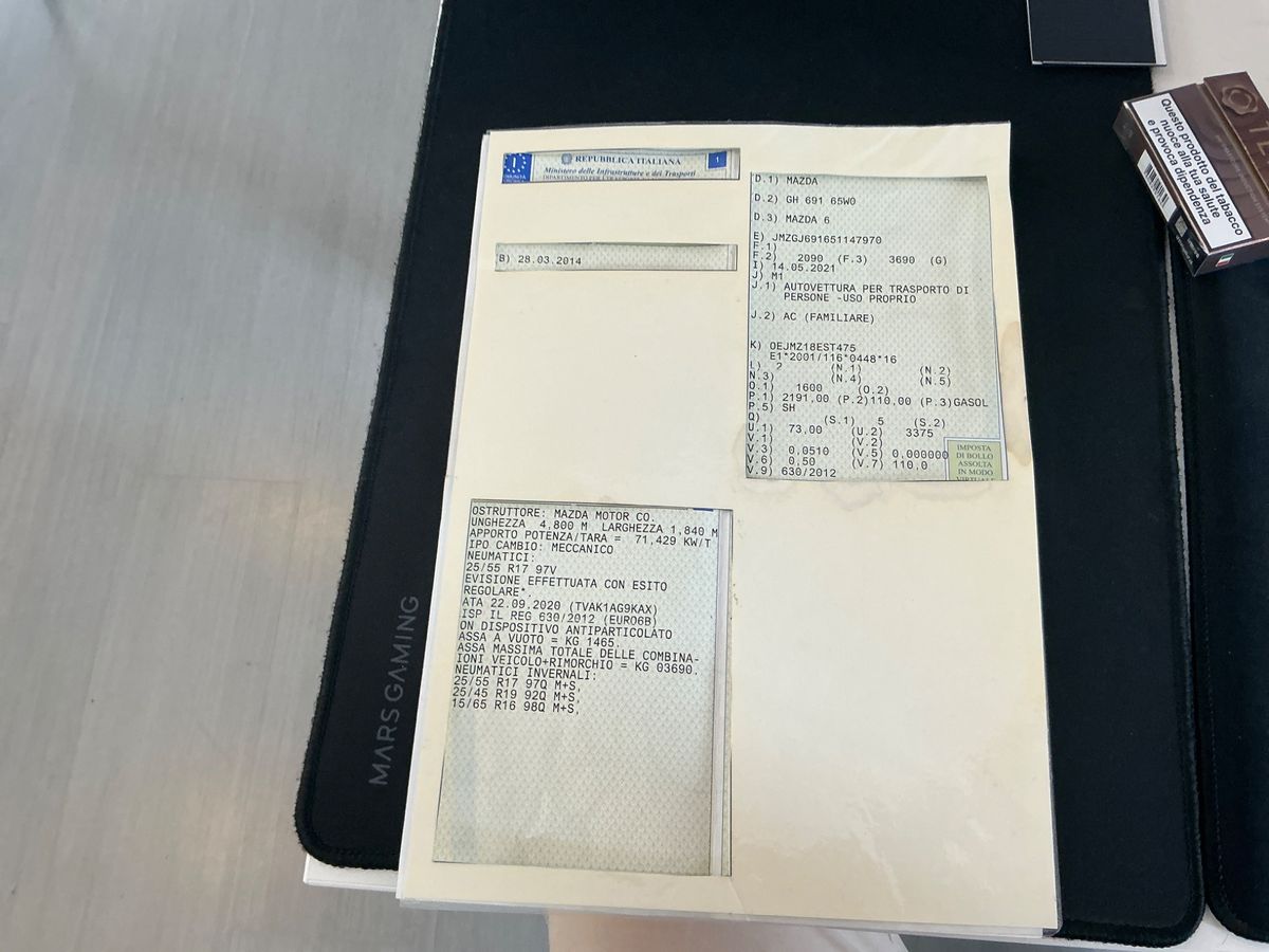 Mazda 6 2.2 Turbodiesel Evolve