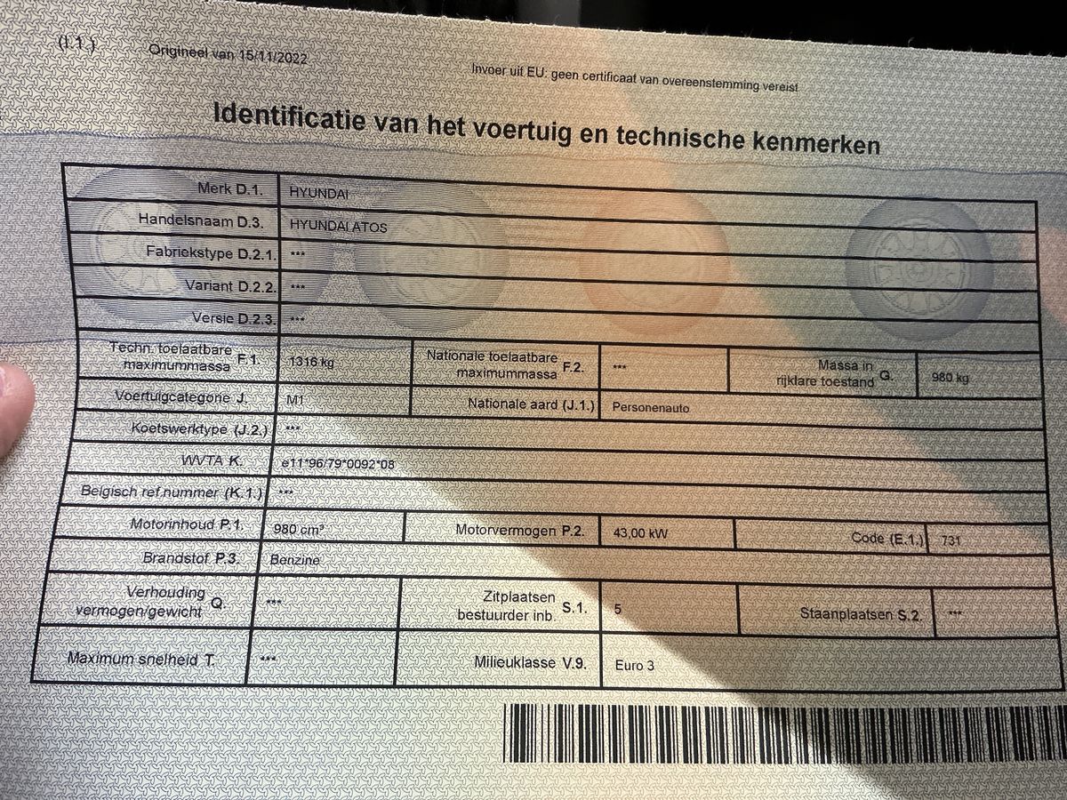 Hyundai Atos d'occasion