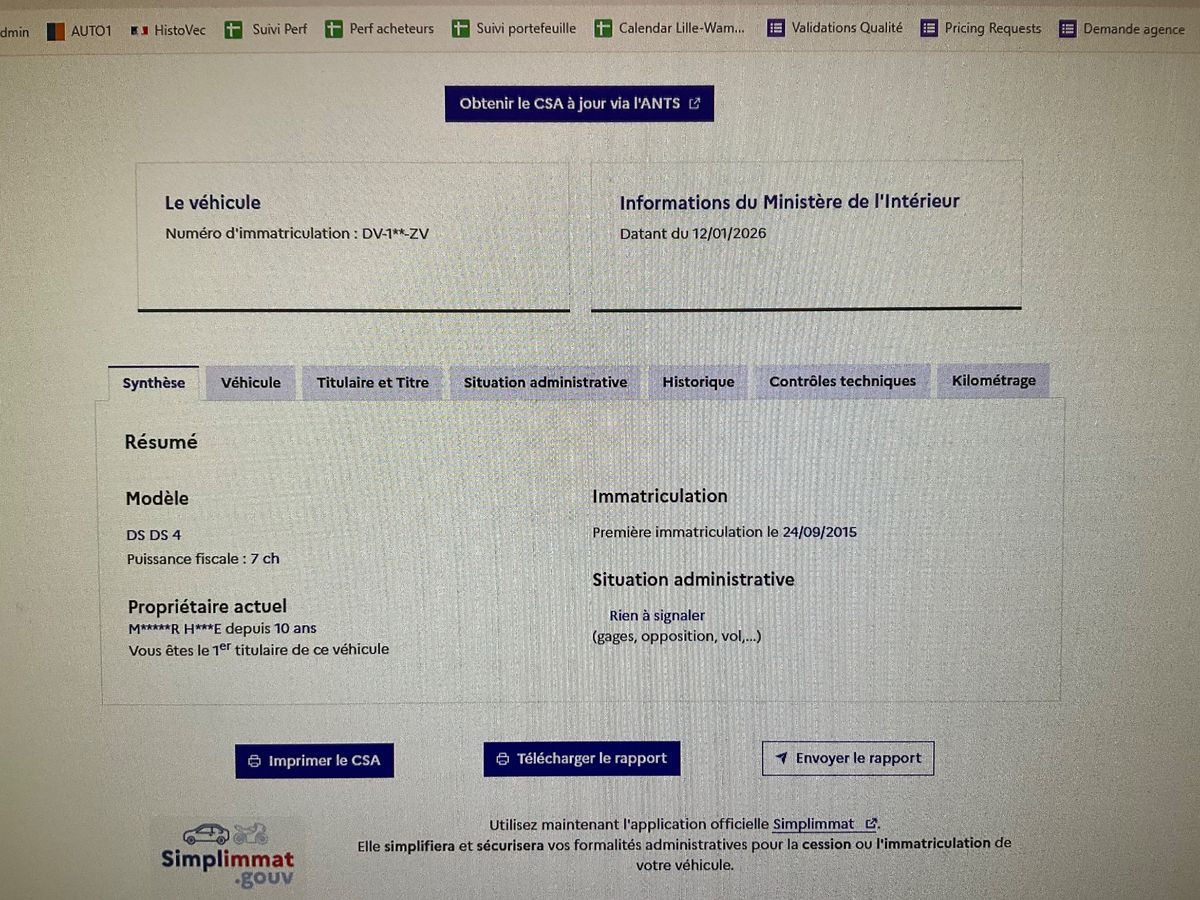 Citroen DS4 d'occasion