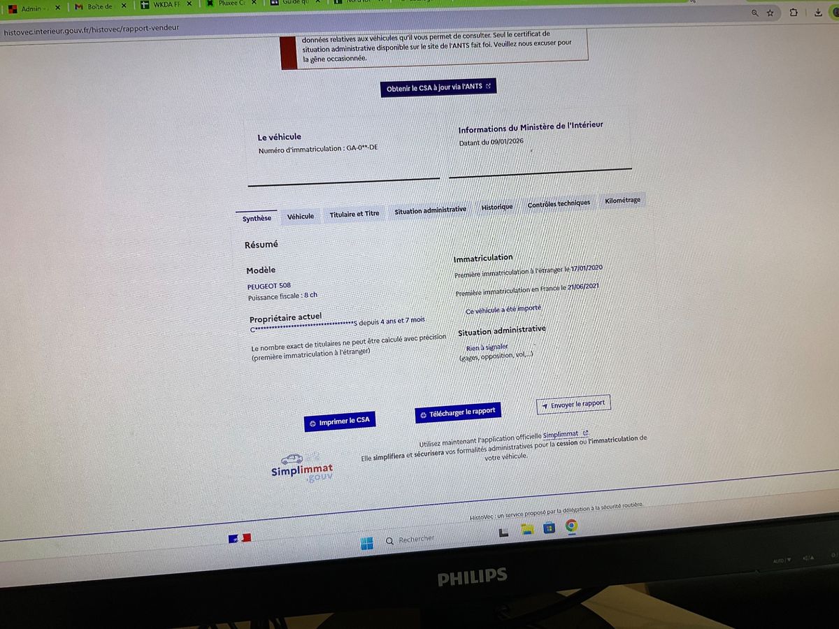 Peugeot 508 d'occasion