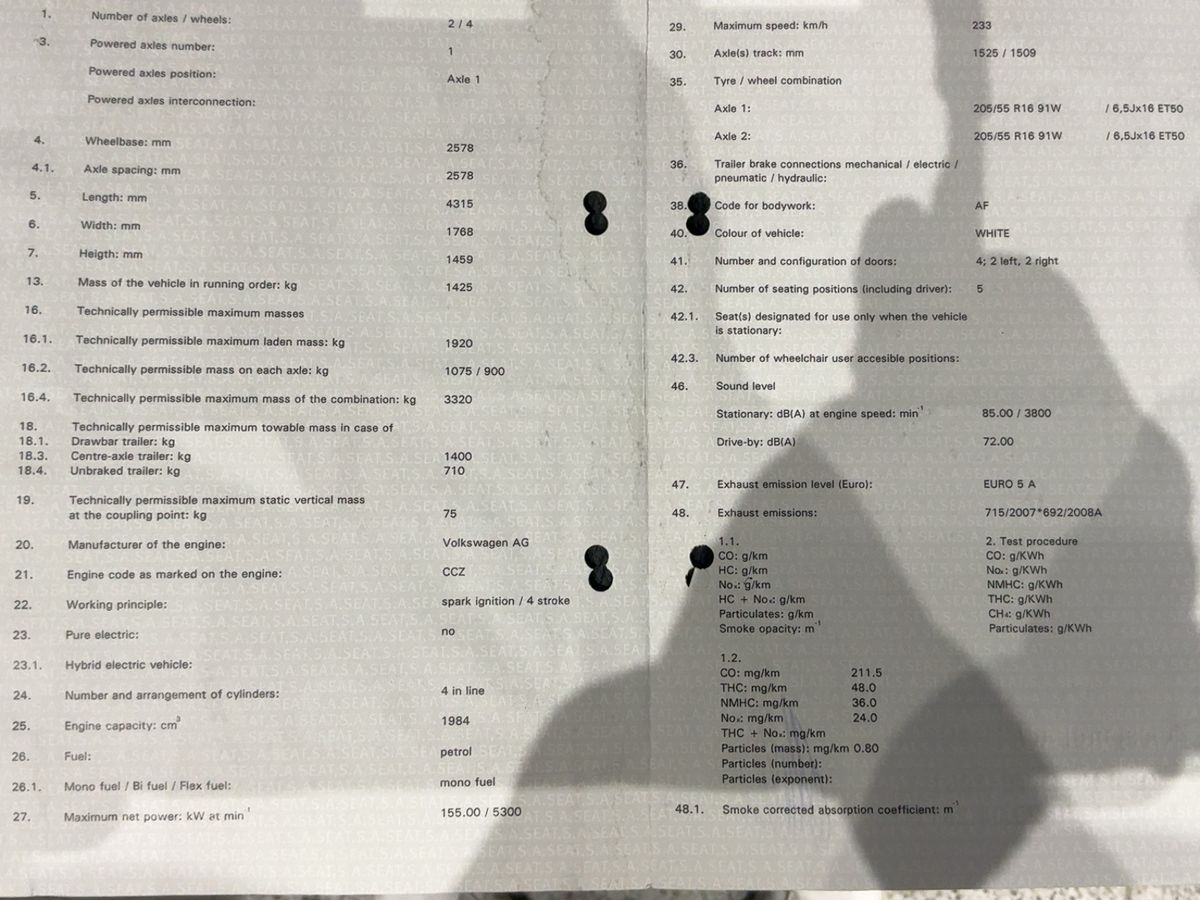 Seat Leon 2.0 TSI FR