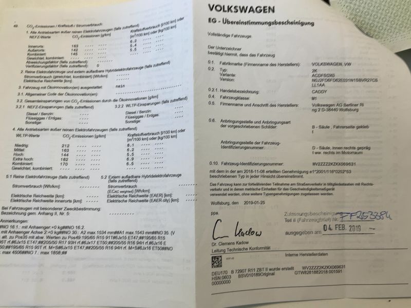 Volkswagen Caddy 2.0 TDI Kombi BlueMotion Tech — zdjęcie 16