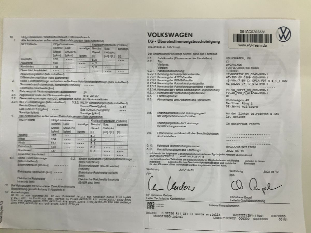 Volkswagen T-Cross d'occasion