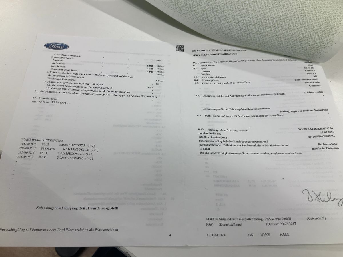 Ford B-Max d'occasion