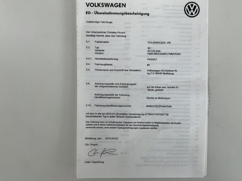 Volkswagen Passat 2.0 TDI Comfortline BlueMotion Tech — zdjęcie 16