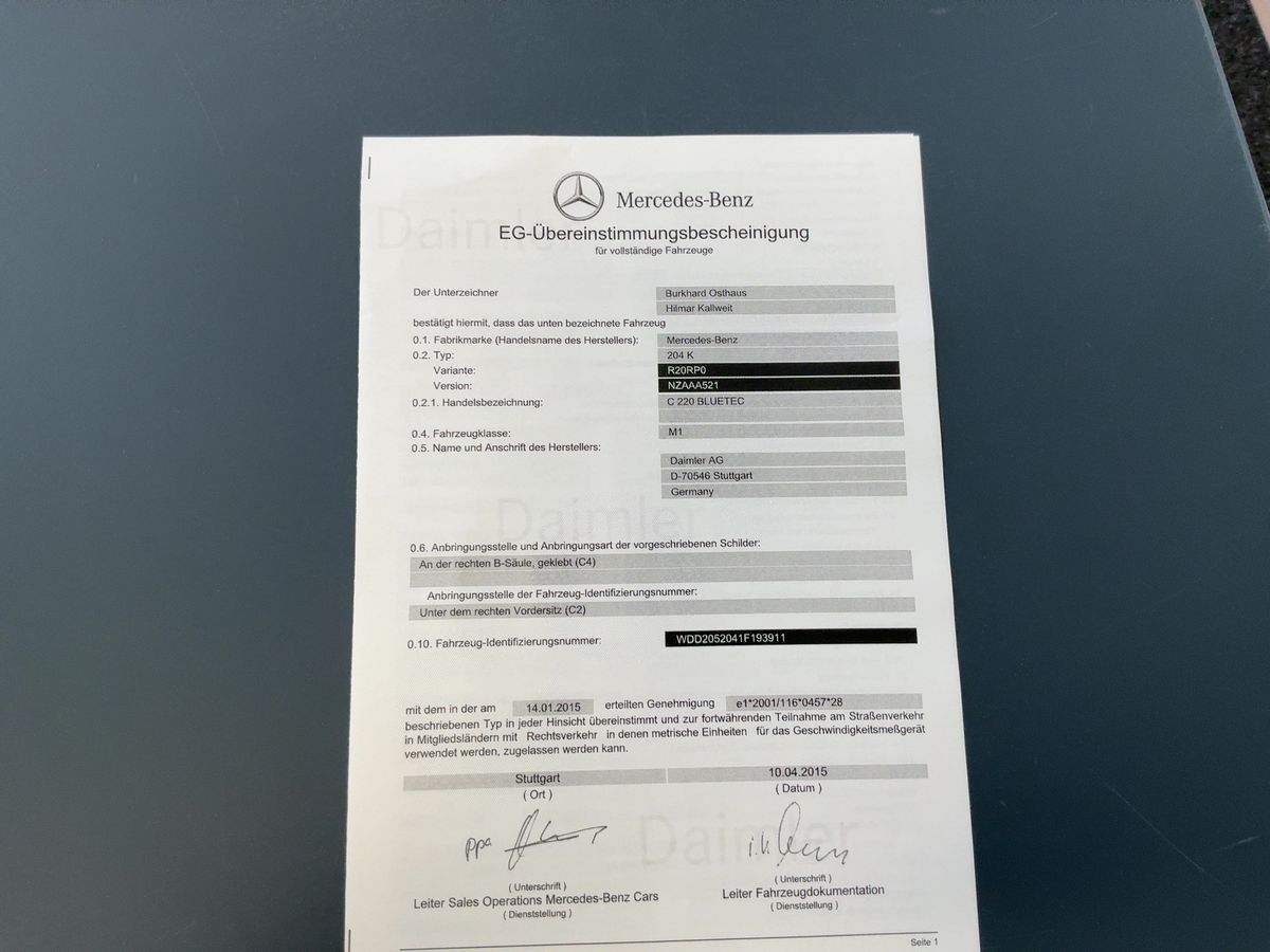 Mercedes-Benz C-Klasse d'occasion