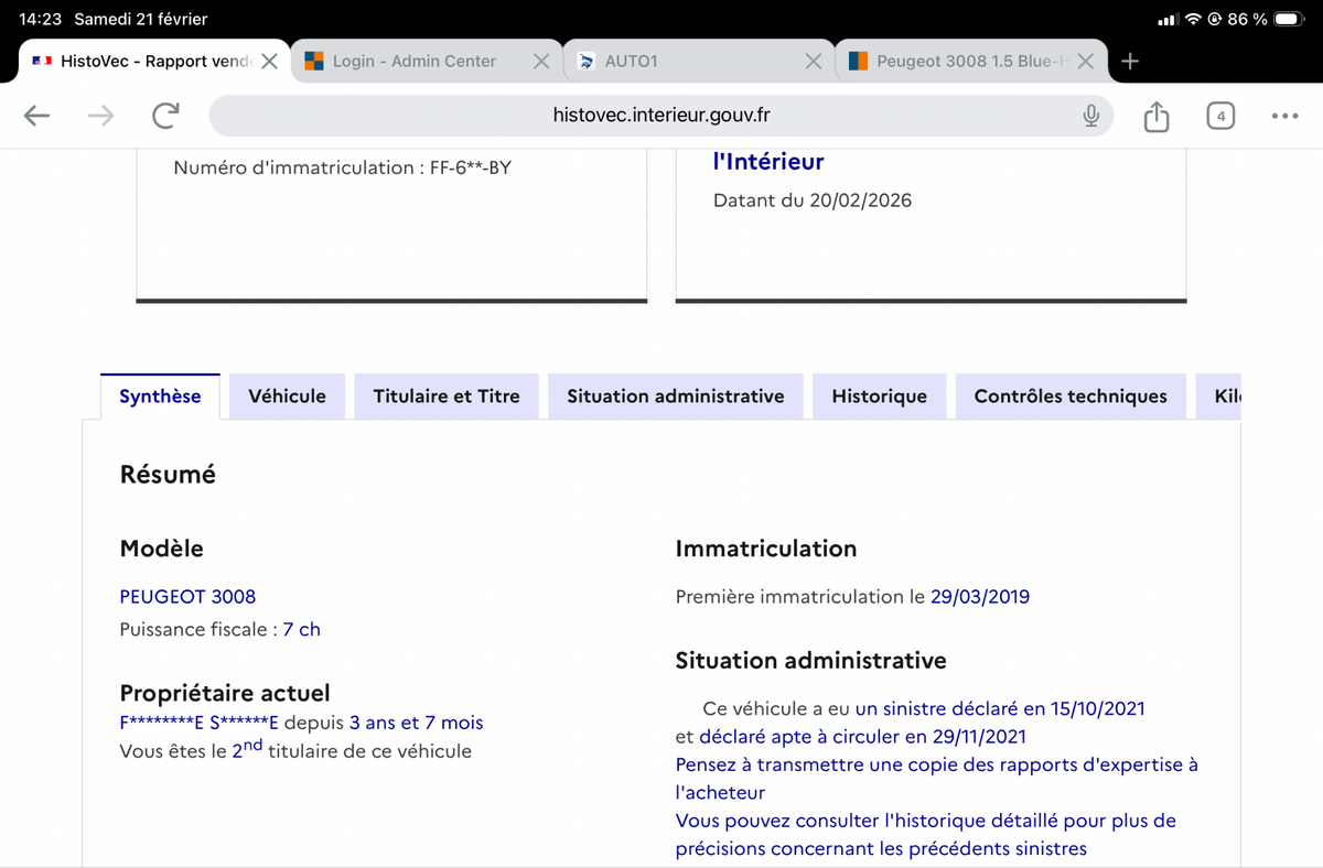 Peugeot 3008 d'occasion