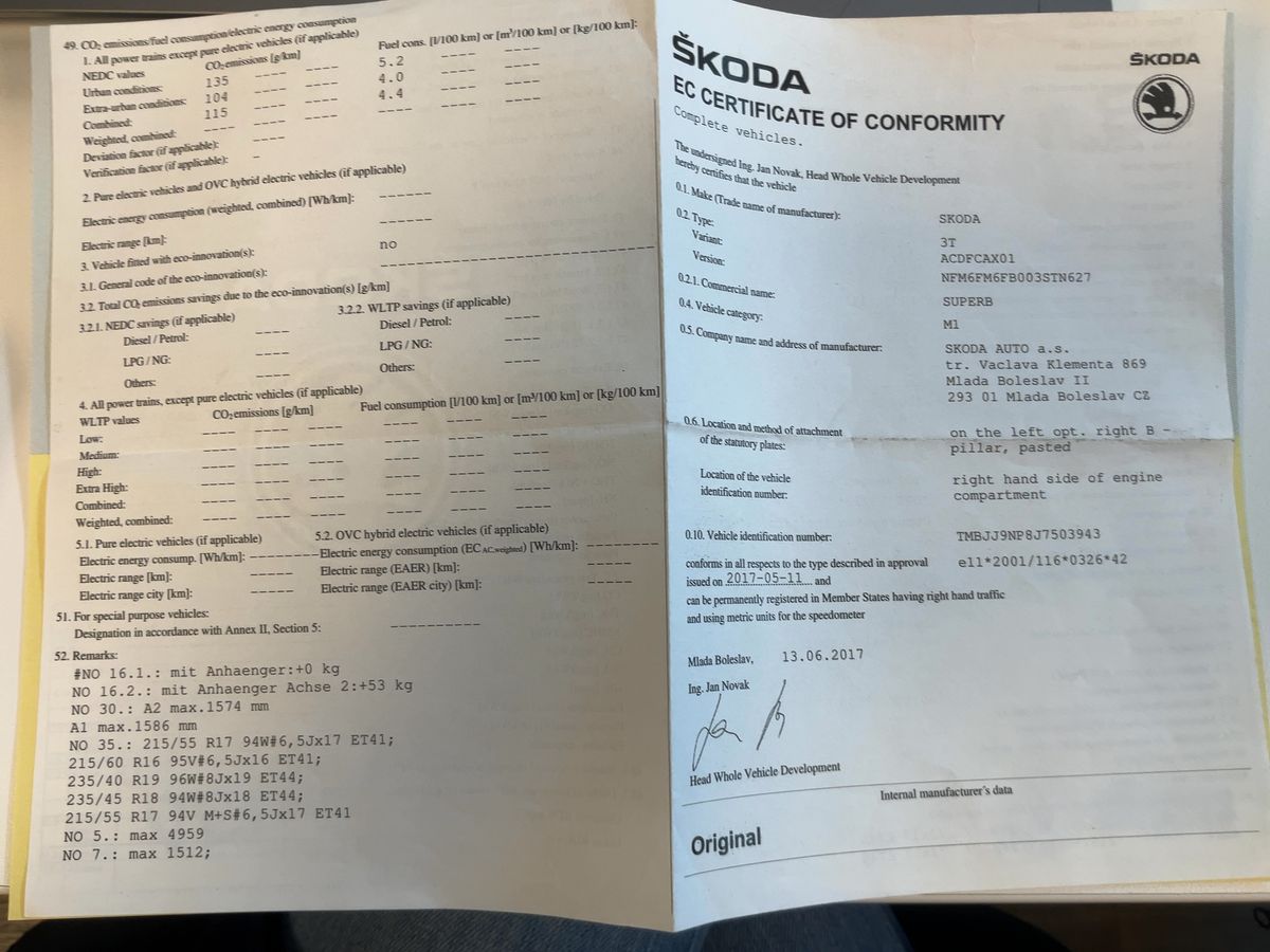 Skoda Superb d'occasion