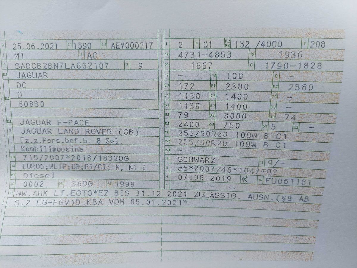 Jaguar F-Pace d'occasion