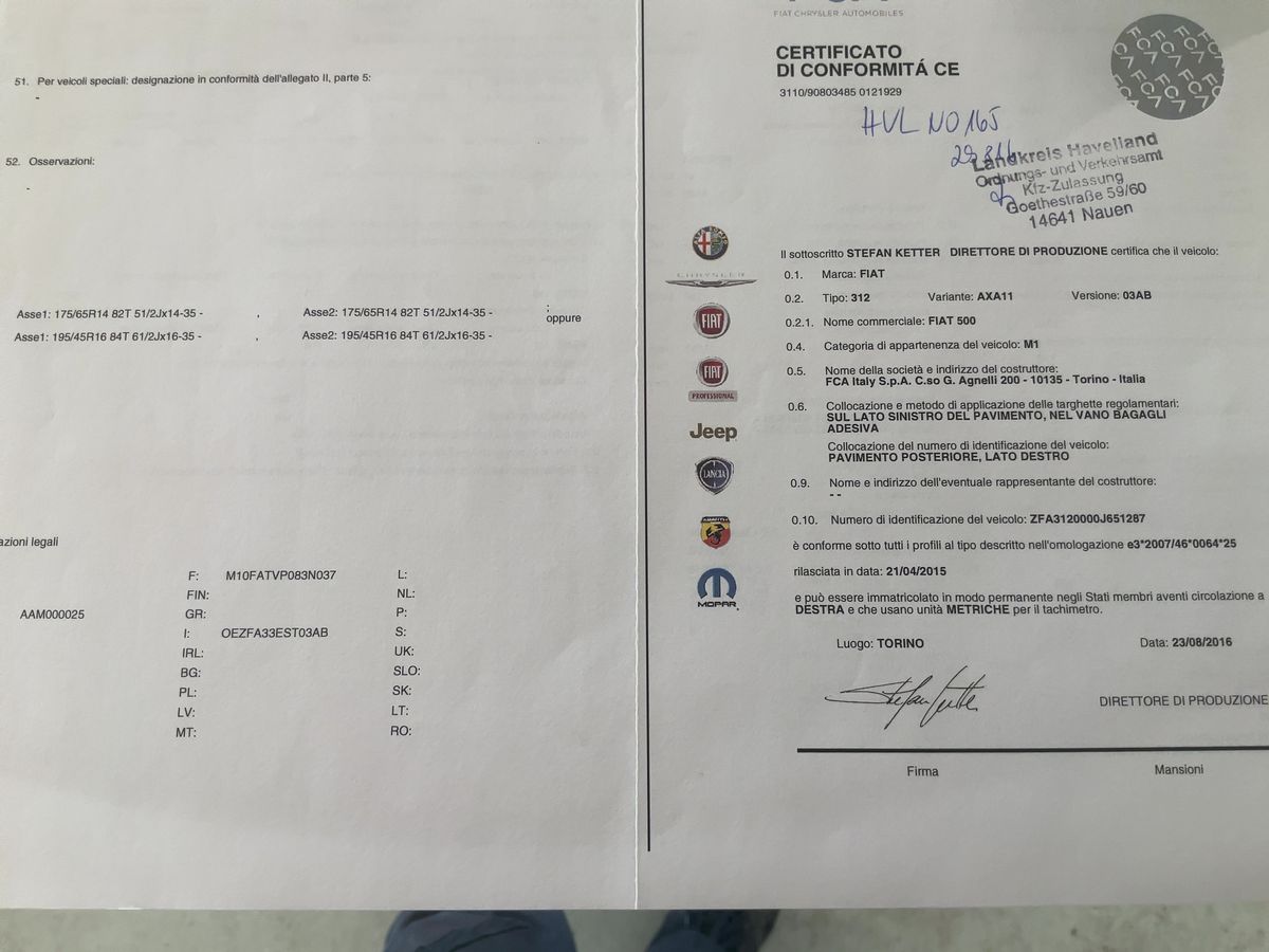 Fiat 500C d'occasion