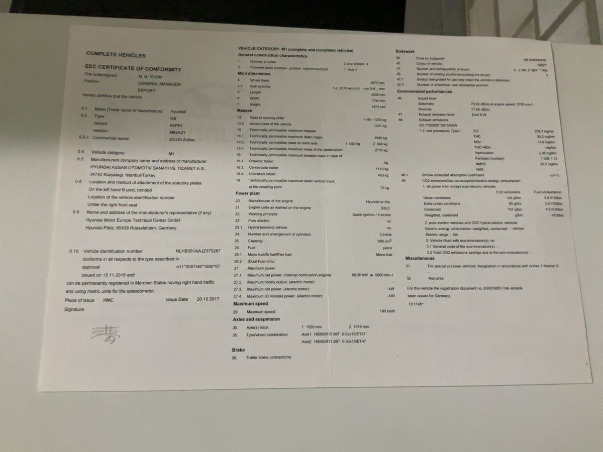 Hyundai i20 d'occasion