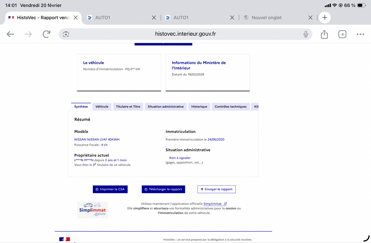 Nissan Leaf d'occasion
