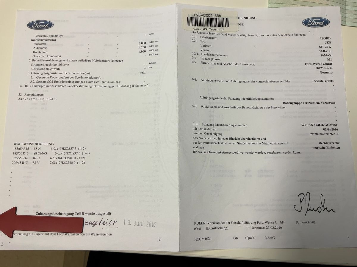 Ford B-Max d'occasion