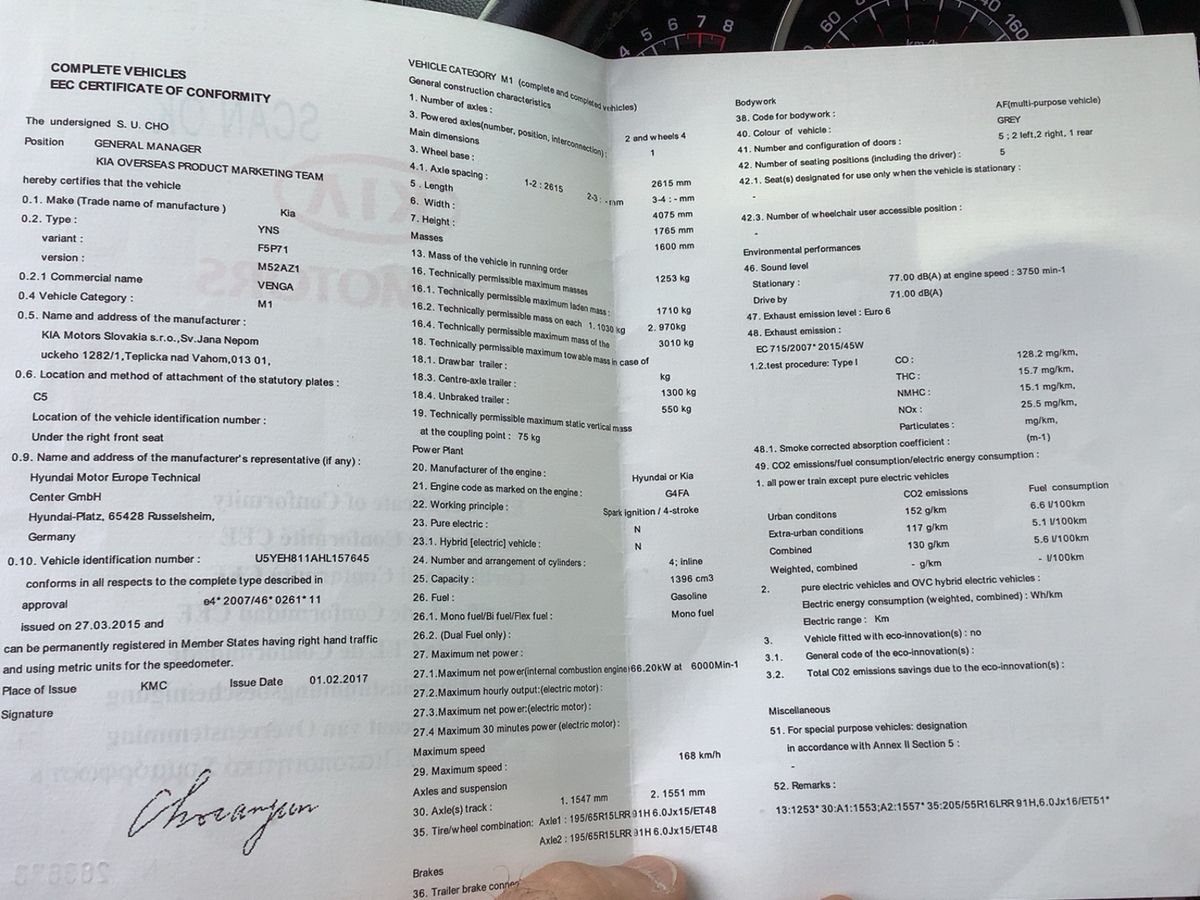 Kia Venga d'occasion