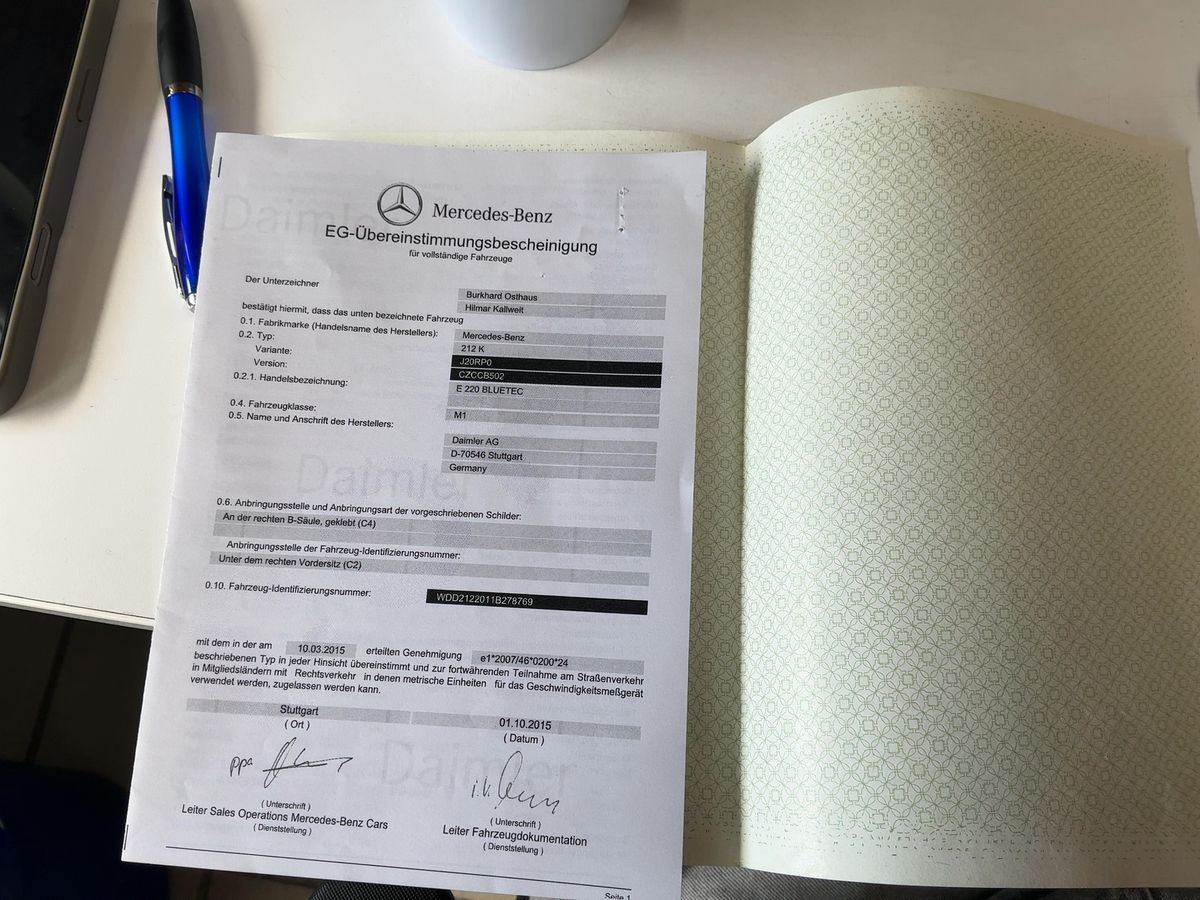 Mercedes-Benz E-Klasse d'occasion