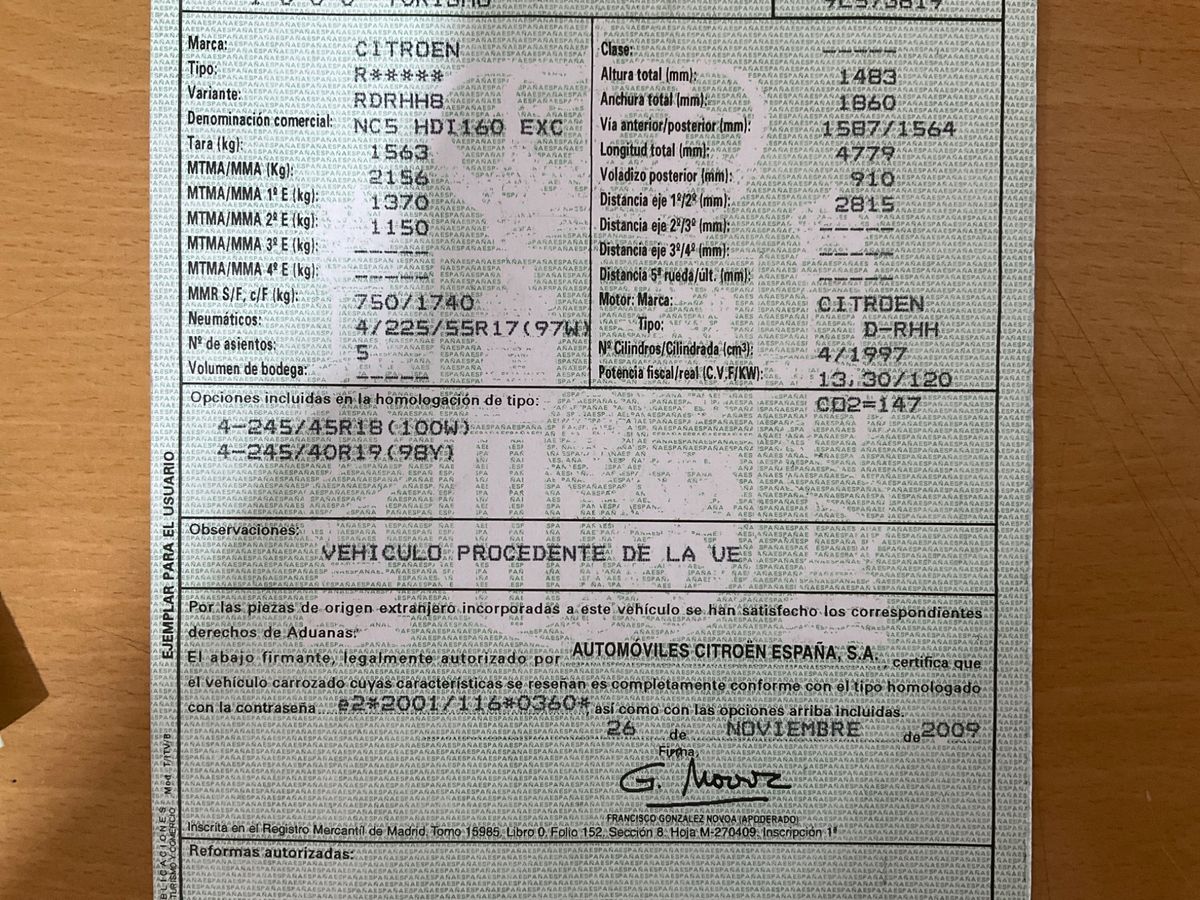 Citroen C5 2.0 HDi Exclusive