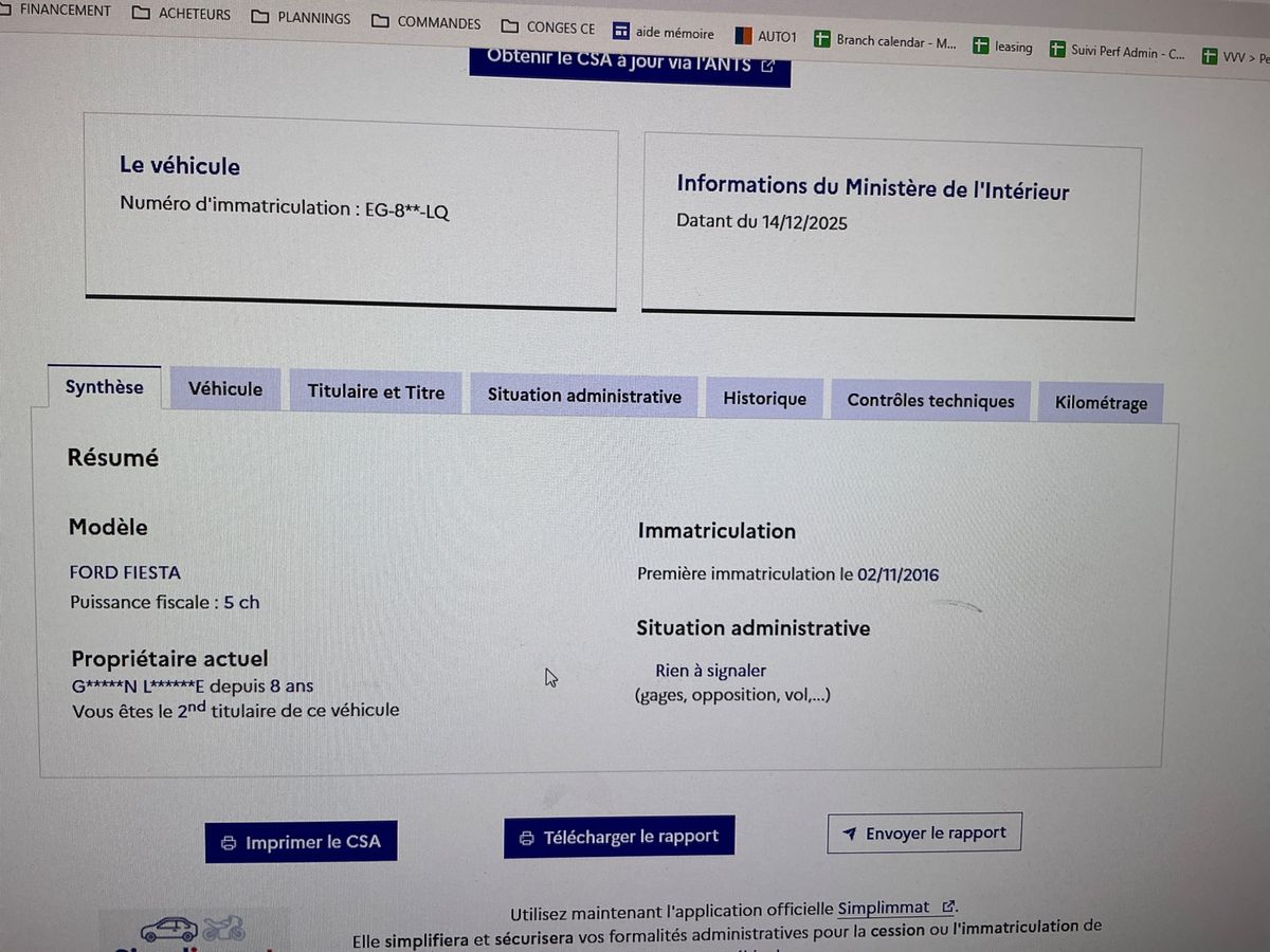 Ford Fiesta d'occasion