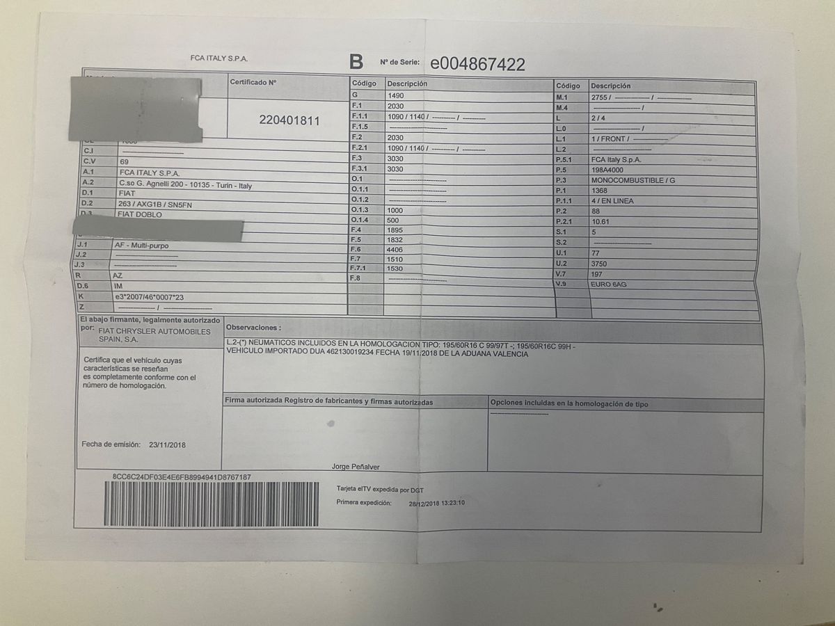 Fiat Doblo d'occasion