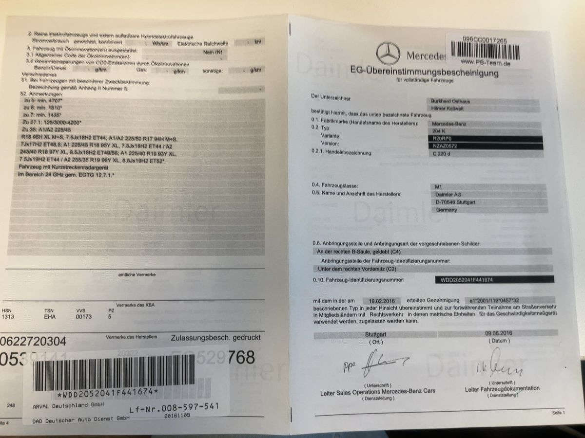 Mercedes-Benz C-Klasse d'occasion