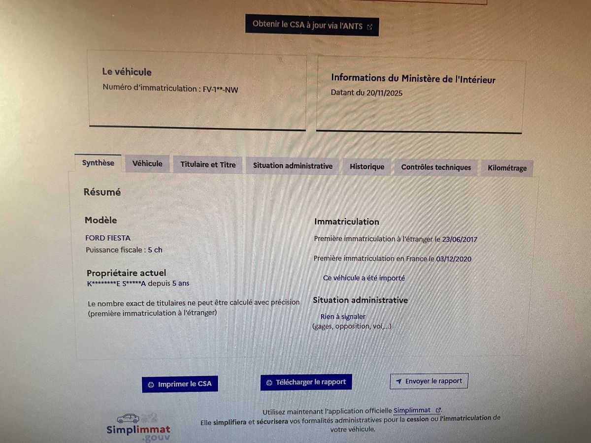 Ford Fiesta d'occasion