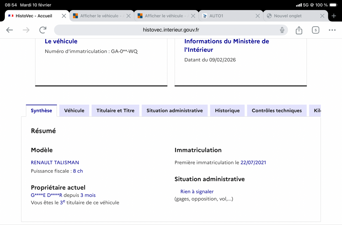 Renault Talisman d'occasion