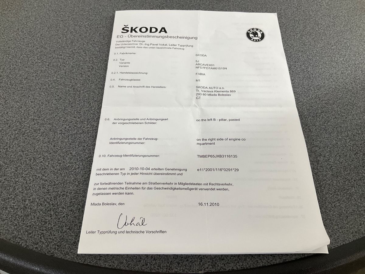 Skoda Fabia 1.4 TSI RS