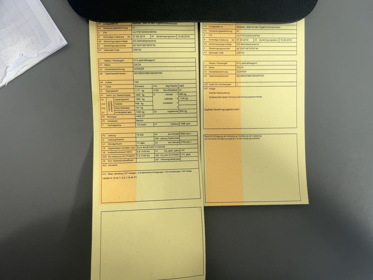 Dacia Dokker d'occasion