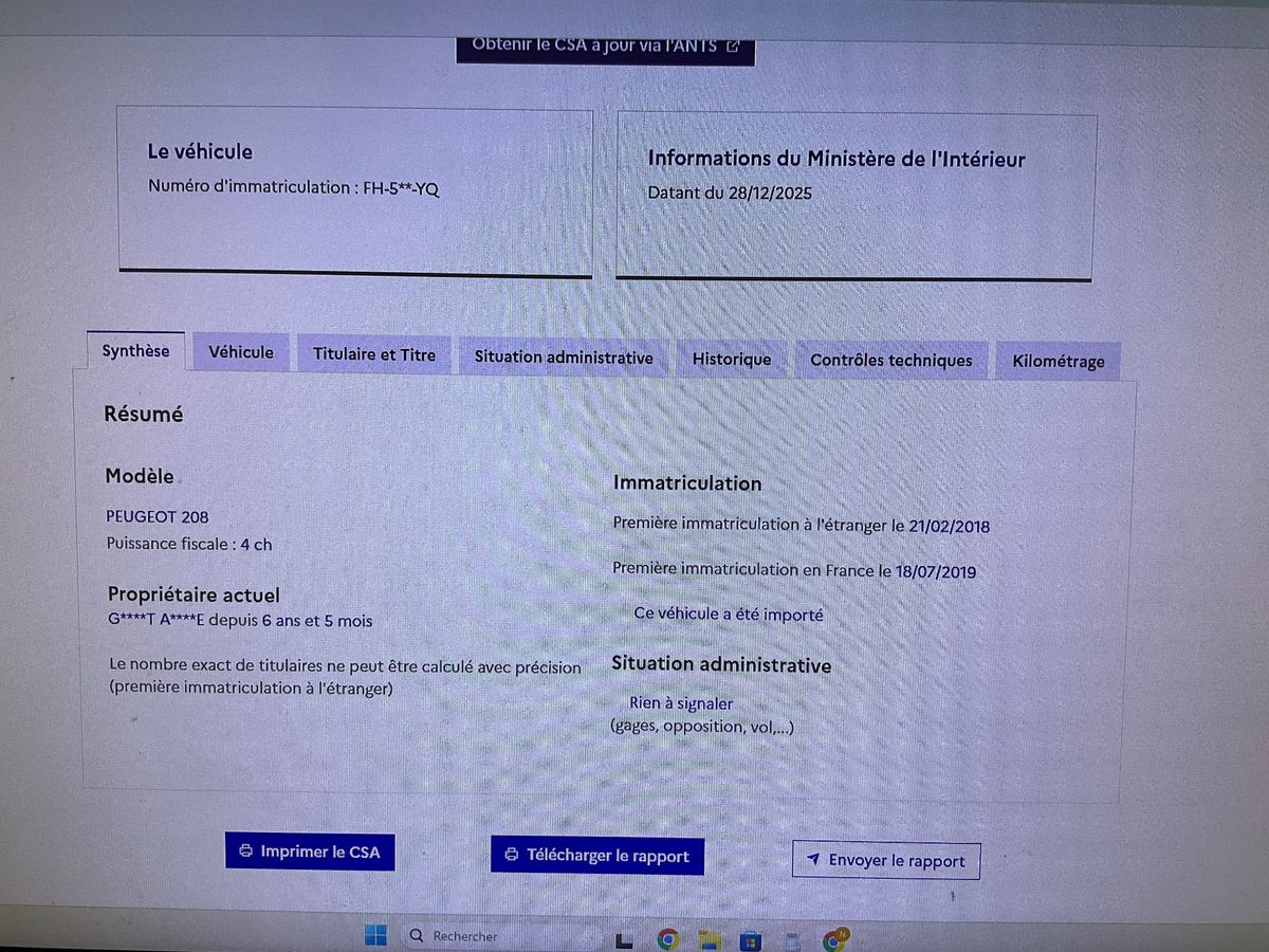 Peugeot 208 d'occasion