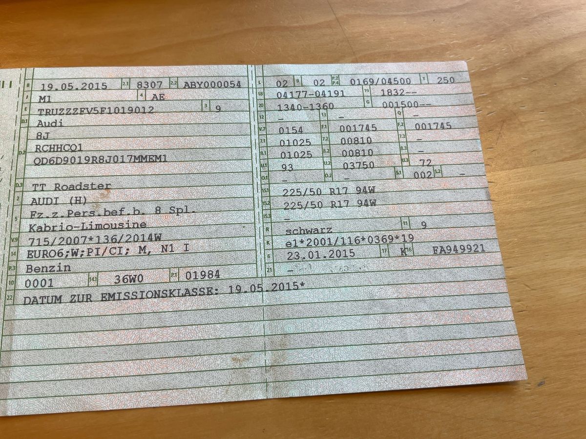 Audi TT 2.0 TFSI quattro Roadster