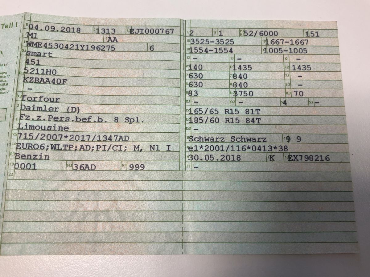 Smart forfour d'occasion