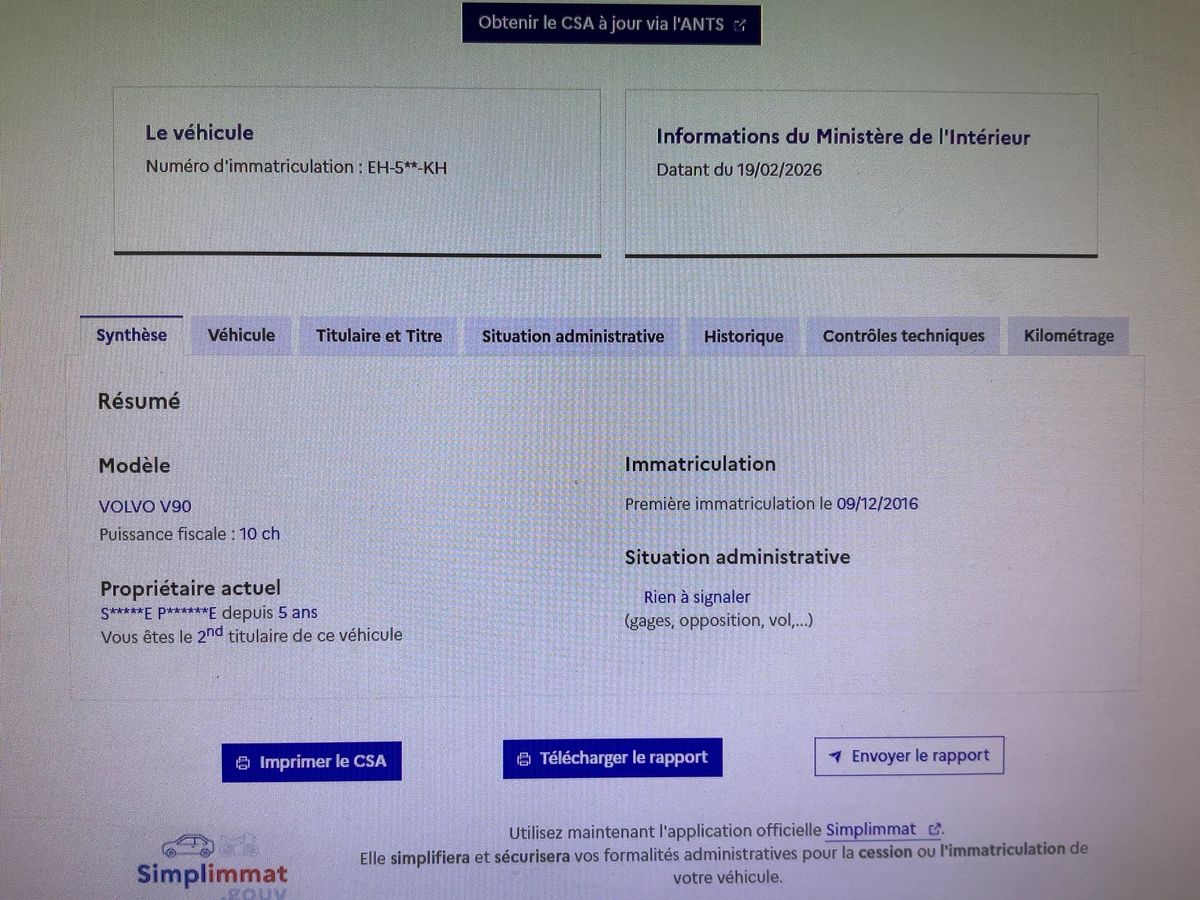 Volvo V90 d'occasion