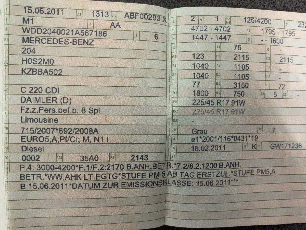 Mercedes-Benz C-Klasse C 220 CDI BlueEfficiency Avantgarde