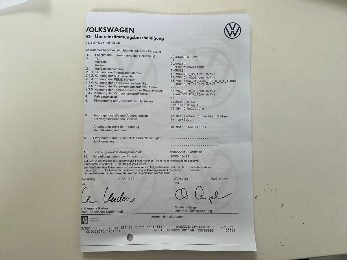 Volkswagen T-Cross d'occasion