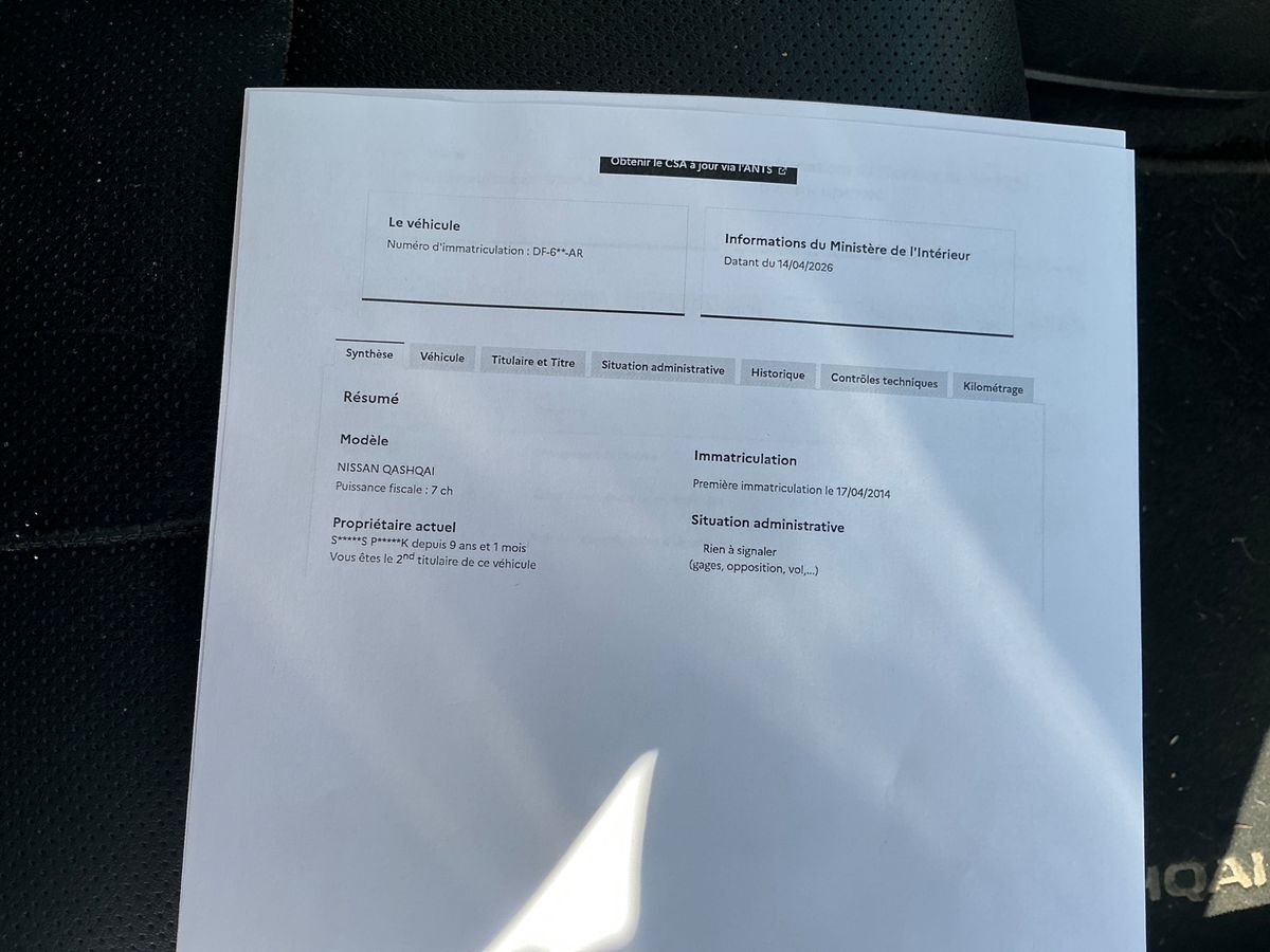 Nissan Qashqai d'occasion