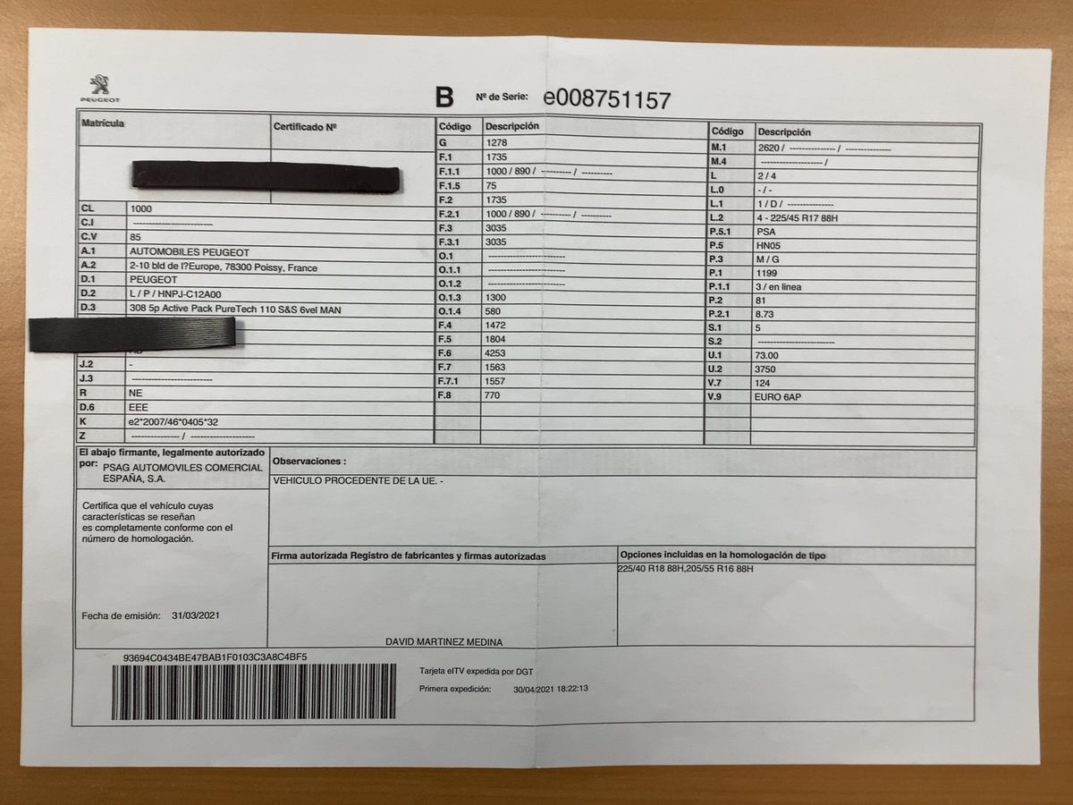 Peugeot 308 d'occasion