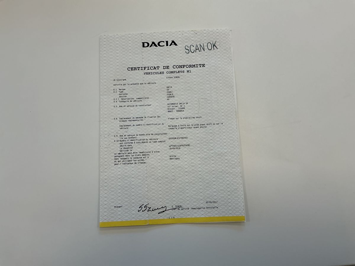 Dacia Sandero d'occasion